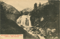 "Benasque. Cascada de Aiguallut. 1.830 m. (Río Garona)."