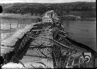 "Destrozos de la guerra. Puente". José Oltra Mera. Estadilla