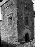 El Palacio Episcopal. Exterior. Ricardo del Arco y Garay. Roda de Isábena. Ribagorza