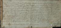 Bernart de Riscas y Juan de Montpesler, mayordomos de la cofradía de San Salvador y San Valero de Zaragoza, reciben a María Gasca como cofradesa de la misma y le otorgan el usufructo vitalicio de unas casas que la interesada donó a la dicha cofradía, siempre que se ocupe de su mantenimiento