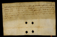 Privilegio de Jaime I por el que establece que cada año los vecinos de Teruel el mismo día que elijan juez, nombren a cinco personas para que elijan a nueve para que se encarguen de la vigilancia de los términos y ganados de la villa y y de las aldeas