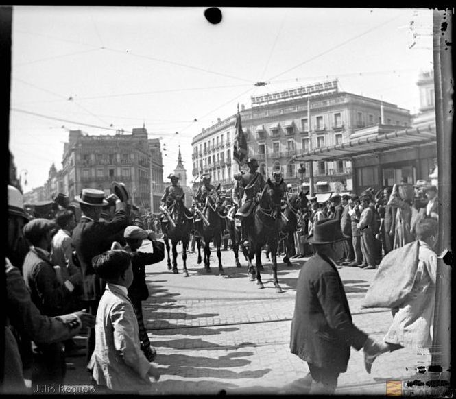 Desfile de la Guardia Civil, cuerpo de caballería. Julio Requejo