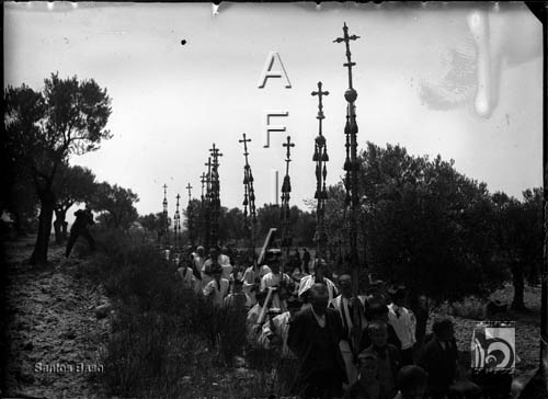 Romería a la ermita de Nuestra Señora del Viñedo el primero de mayo. Santos Baso Simelio