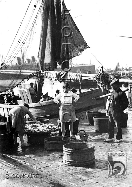 "Muelle del pescado". Ricardo Compairé Escartín. Barcelona