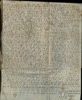 Enrique, conde de Trastamara, en atención a las mercedes recibidas por Pedro I, rey de Castilla (que enumera), se compromete a someterse a su autoridad cediéndole en garantía una serie de castillos y alcazares que quedarán bajo su custodia hasta el momento en que le preste homenaje y juramento de fidelidad