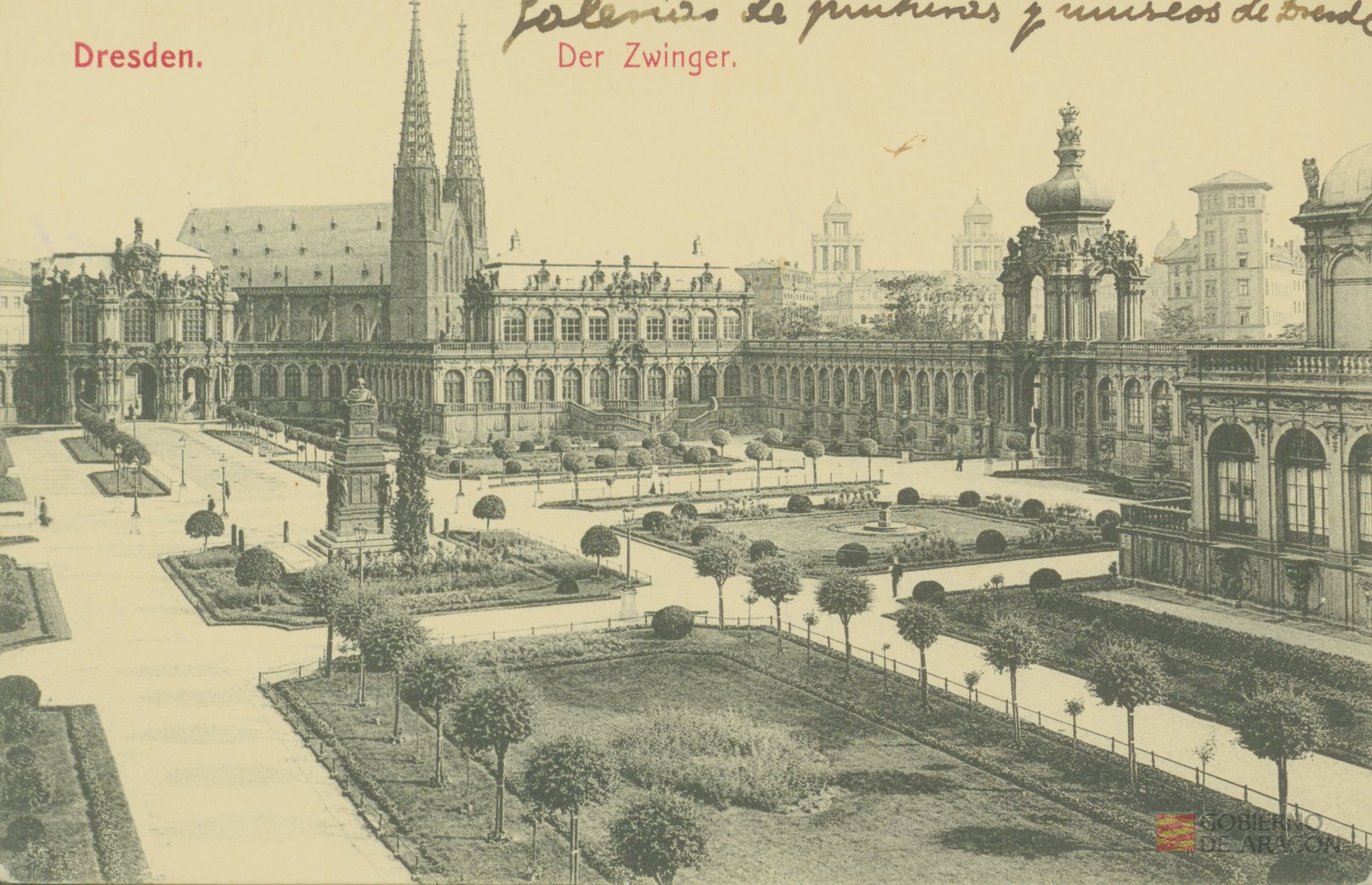 "Dresde. Der Zwinger". ND Fot.