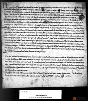 Oria, condesa de Pallars y fundadora del monasterio de Casbas, otorga testamento disponiendo, entre otras cláusulas, que hasta que su nieta Valencia cumpla ocho años, reviertan los bienes de Peralta de Alcofea y Torres de Alcanadre al monasterio, y que si dicha Valencia muriese, Peralta de Alcofea, Torres de Alcanadre, una heredad de Ricla y las casas, molinos y cuanto posee en el río Jalón reviertan igualmente en el monasterio de Casbas
