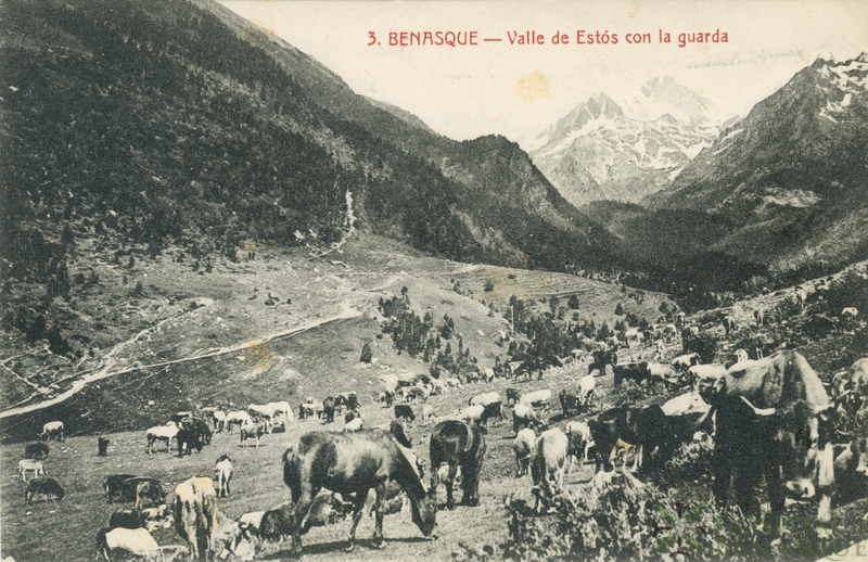 "3. Benasque. Valle de Estós con la guarda."