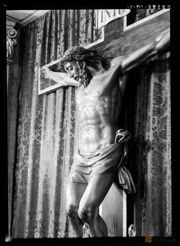 Detalle de Cristo crucificado.