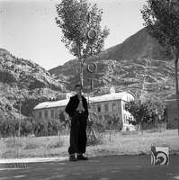 "En el embarcadero del lago de Panticosa". José Oltra Mera. Panticosa. Alto Gállego
