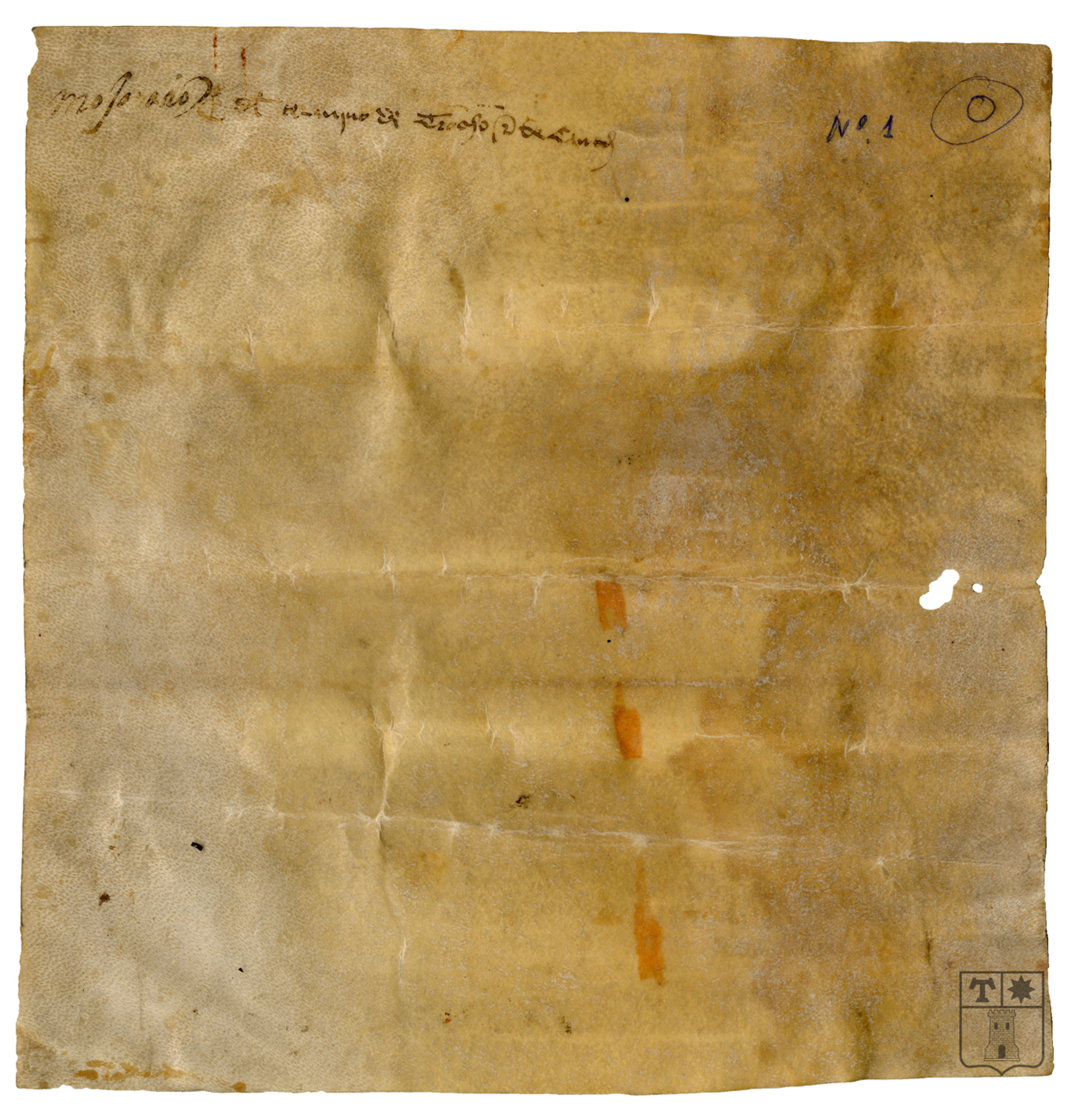 Acta realizada por Pedro Burau, notario de Cantavieja, del amojonamiento de los términos de Cantavieja y Tronchón realizado por los jurados de ambos pueblos, reunidos en la Ombría de Palomita, por orden de Berenguer de San Just, maestre del Temple.