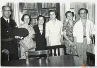 Inauguración de la Biblioteca Pública, Sección Moderna y Circulante, en el edificio del Casino. Foto M. Gallego