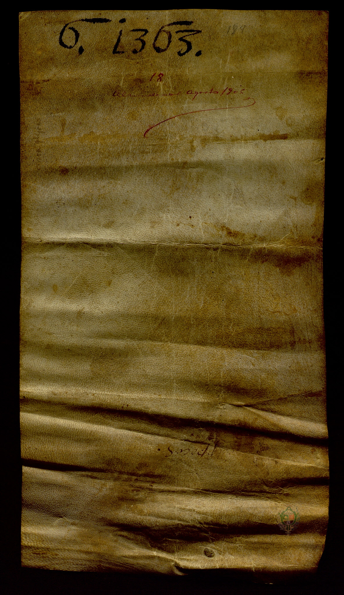 García Pérez de Samper, escudero, requiere al concejo de Almudévar que se le pague íntegra la asignación que le había hecho el noble Blasco de Aragón sobre las caballerías que pagaba esta villa.