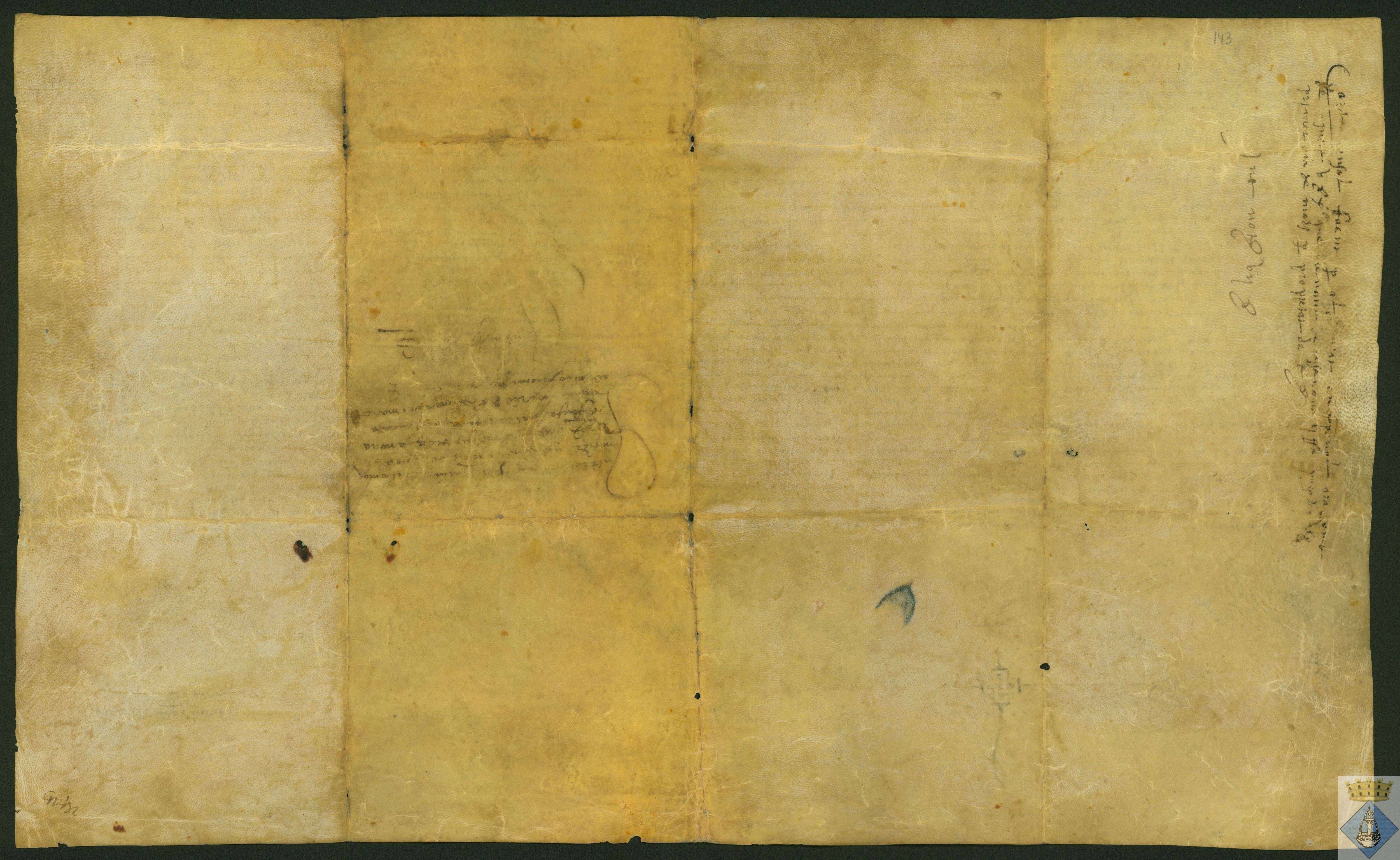 Venta de heredades de Hernán de Casanova y Quiteria Piquera, de Fuentespalda, a favor de Gonzalo Español, mercader de Peñarroya, con censal de 5 sueldos y 10 dineros anuales
