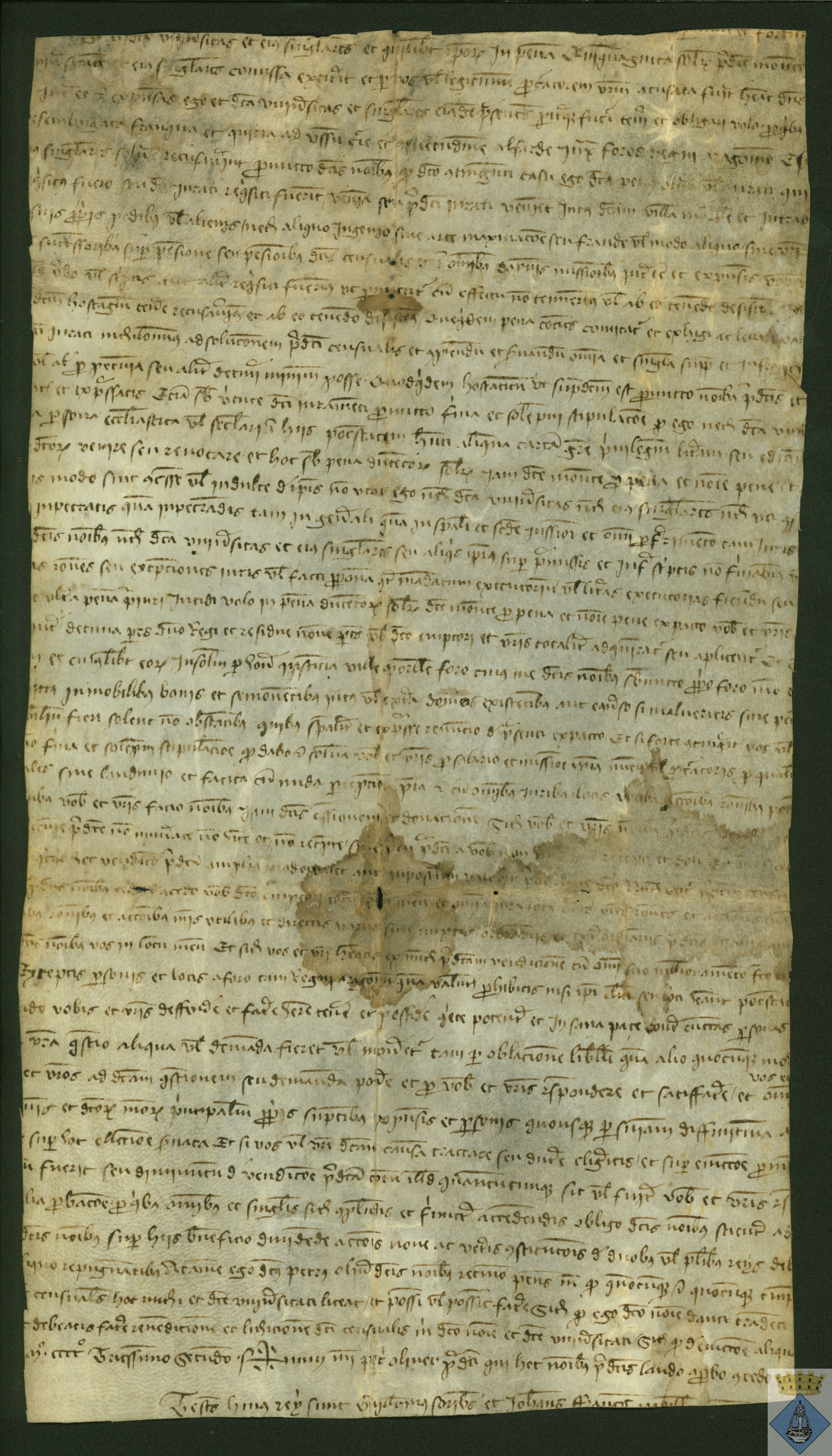 Fragmento de la venta de un censal.