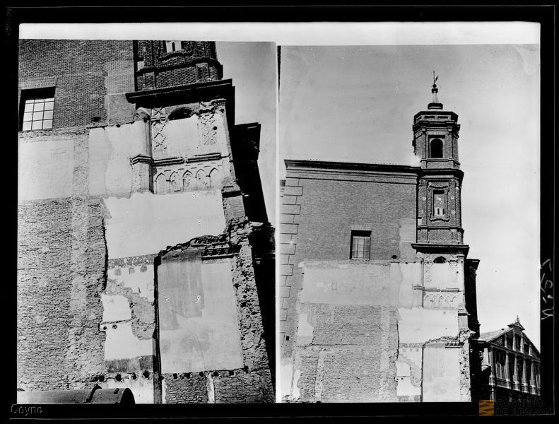 Iglesia Basílica de Santa Engracia. Detalle torre campanario