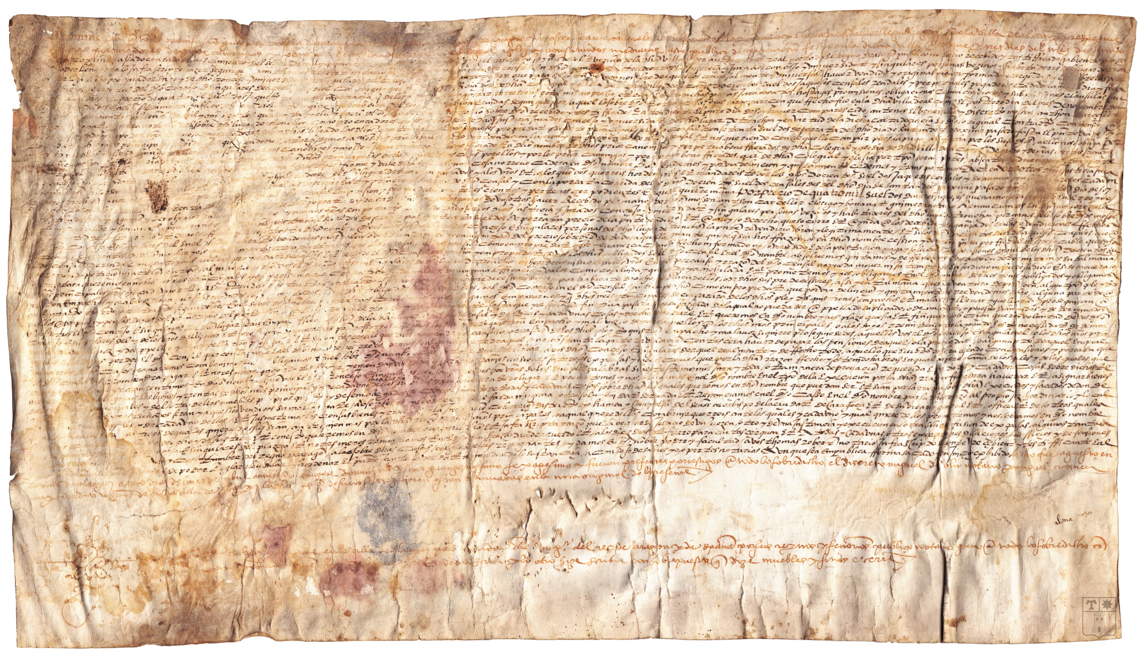 Luición de un censal de 400 sueldos jaqueses anuales que el concejo de Tronchón pagaba al capítulo de la iglesia colegial de Alcañiz, por precio de 4.000 sueldos.