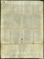 Carta de procuración hecha por el Concejo de Calaceite a favor de Arnaldo Roig y presentación de la jurisfirma por la que dicho Concejo está exento del pago de las décimas, ante Andrés Cosco, religioso y colector de las mismas