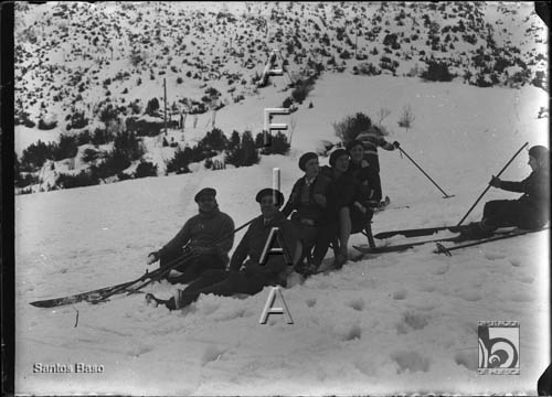Esquiadores. Santos Baso Simelio. Candanchú