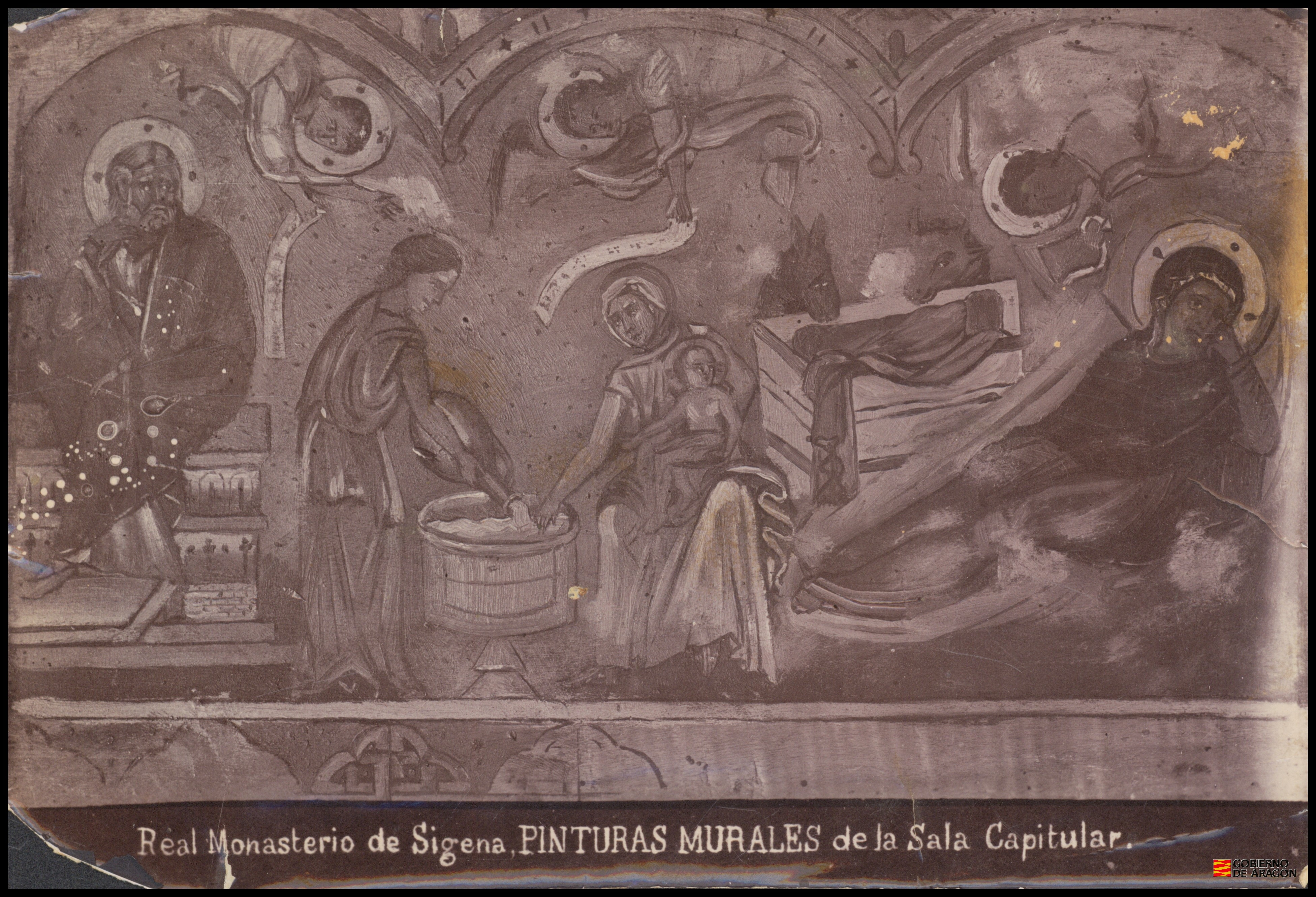"Real Monasterio de Sigena. Pinturas murales de la Sala Capitular"