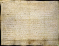 El concejo y aljama de moros de Mequinenza, reunidos en la iglesia de Santa María de la villa, venden a Miguel de Remolinos, vecino de Zaragoza, un censal de 300 sueldos jaqueses anuales, por precio de 3.000 sueldos