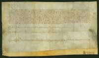 Pedro II, rey de Aragón, concede a los pobladores de Jaca que celebren mercado todos los martes de cada semana, acogiendo bajo la protección real a todas las personas que vayan y vuelvan a tal mercado