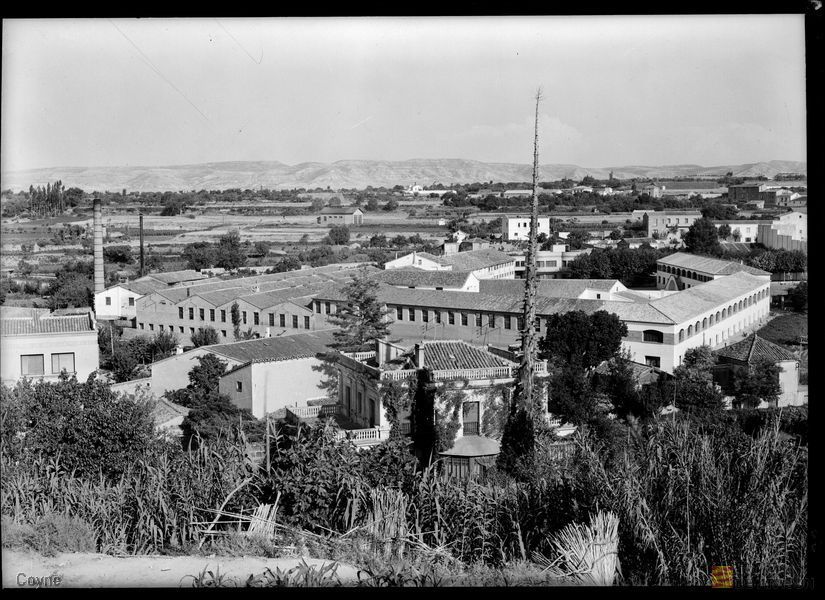 Vista exterior de la fábrica Textil Tarazona. Manuel Coyne