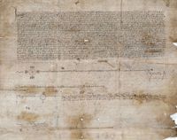 Martín I,rey de Aragón,en virtud de la bula concedida por el Papa Urbano IV en el año 1095,otorga a las gentes de Matamala las primicias de las iglesias de las tierras conquistadas a los sarracenos y de las que construyeran posteriormente