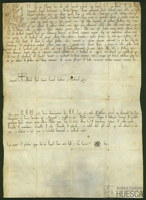 Alfonso II, rey de Aragón, confirma los privilegios otorgados por sus antecesores a las Catedrales de Huesca y Jaca, y dona al obispo Esteban y a la Catedral de Huesca el diezmo de la moneda y de las rentas reales