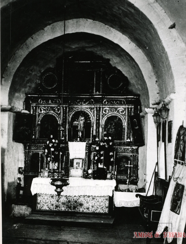 Retablo y altar de la Iglesia de Cerésola