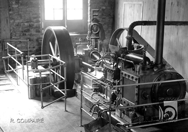 "Maquinaria de la serrería". Ricardo Compairé Escartín. Ansó