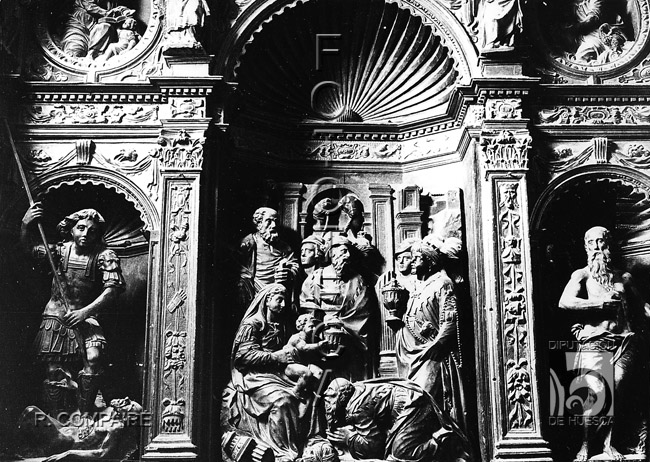 "Catedral. Altar renacimiento". Ricardo Compairé Escartín. Huesca