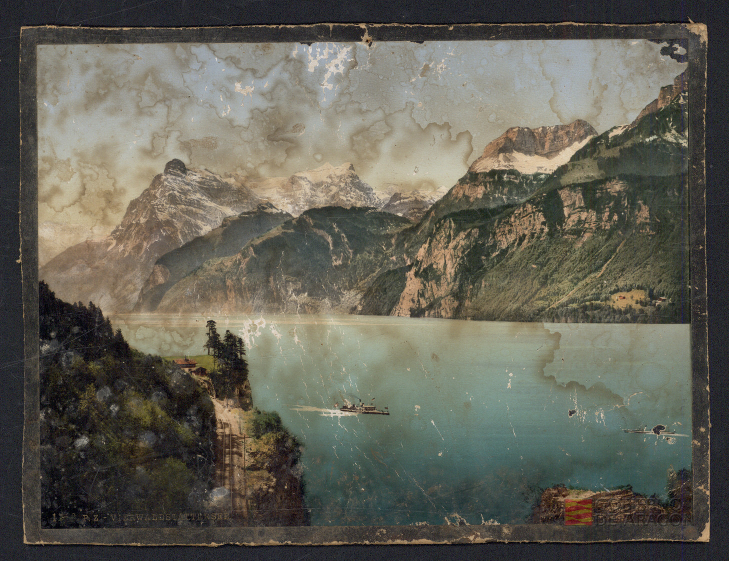 Fotografía del lago de Lucerna o de los Cuatro Cantones