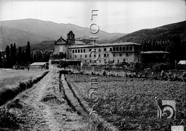 "Sanatorio del Carmen desde el Sur". Ricardo Compairé Escartín. Boltaña
