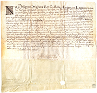 Nombramiento de Miguel Escorihuela como notario público, por Felipe IV
