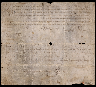 Pedro I concede al cenobio de Santa Cruz de la Serós las villas de Molinos, Las Casas y Coliñenas