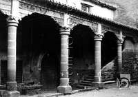 "Pórtico del convento". Ricardo Compairé Escartín. Casbas de Huesca