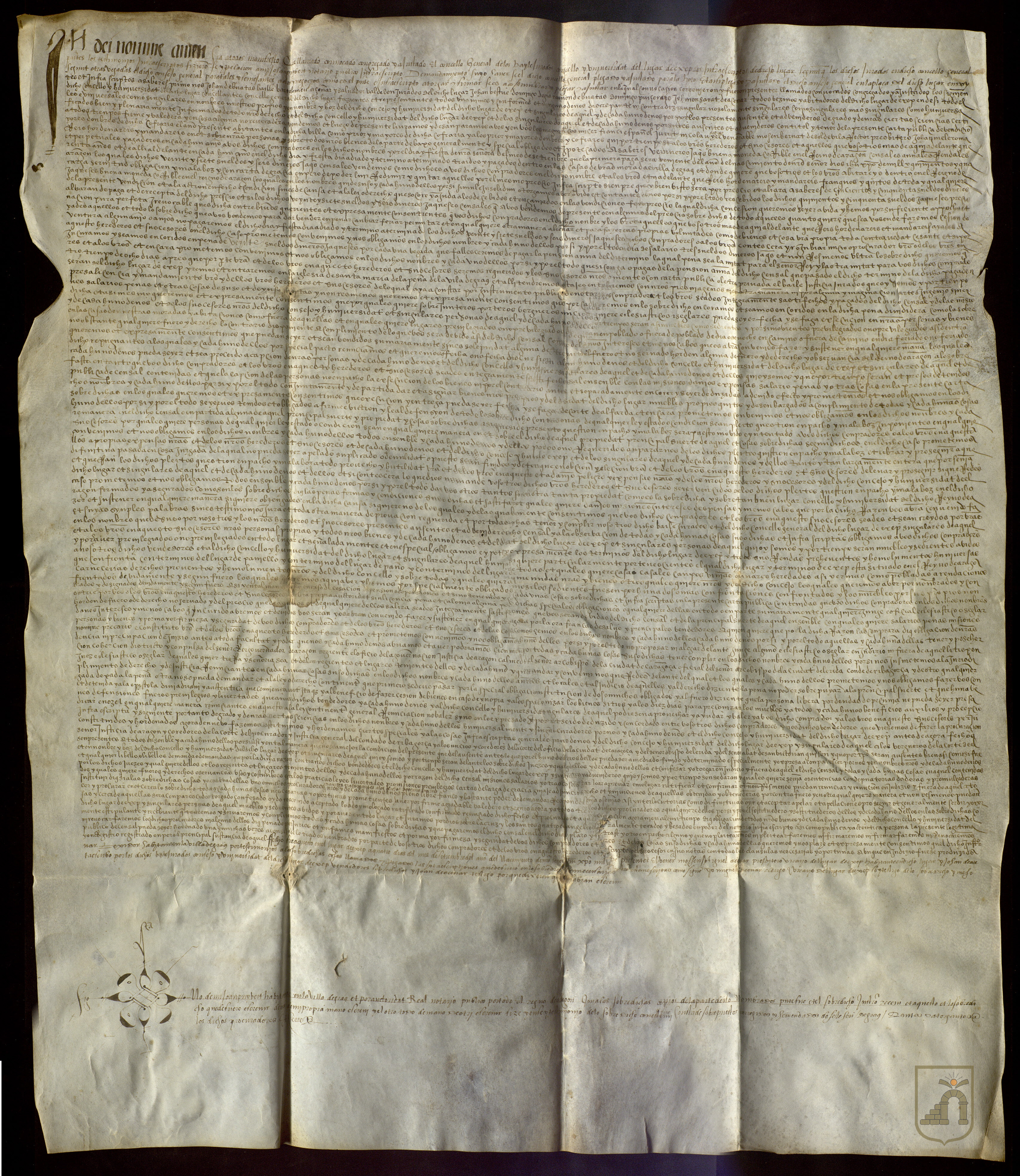 El concejo de Ejep vende al prior y mayorales de la cofradía de San Nicolás de Graus un censal de 27 sueldos jaqueses por precio de 550 sueldos.