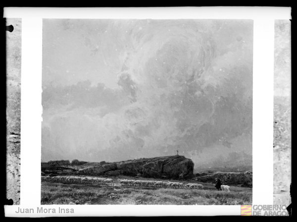 Pintura de Mariano Barbasán. Juan Mora Insa