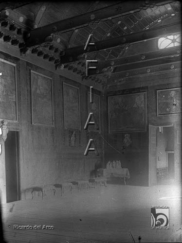 Monasterio de Santa María de Sigena. Salón del Palacio Prioral. Rafael Gúdel. Villanueva de Sigena. Monegros