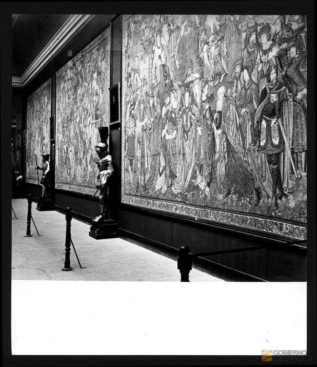 Sala de la Corte en la Exposición Hispano-Francesa. Ignacio Coyne