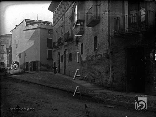 Calle del General Ricardos. Ricardo del Arco y Garay. Barbastro. Somontano