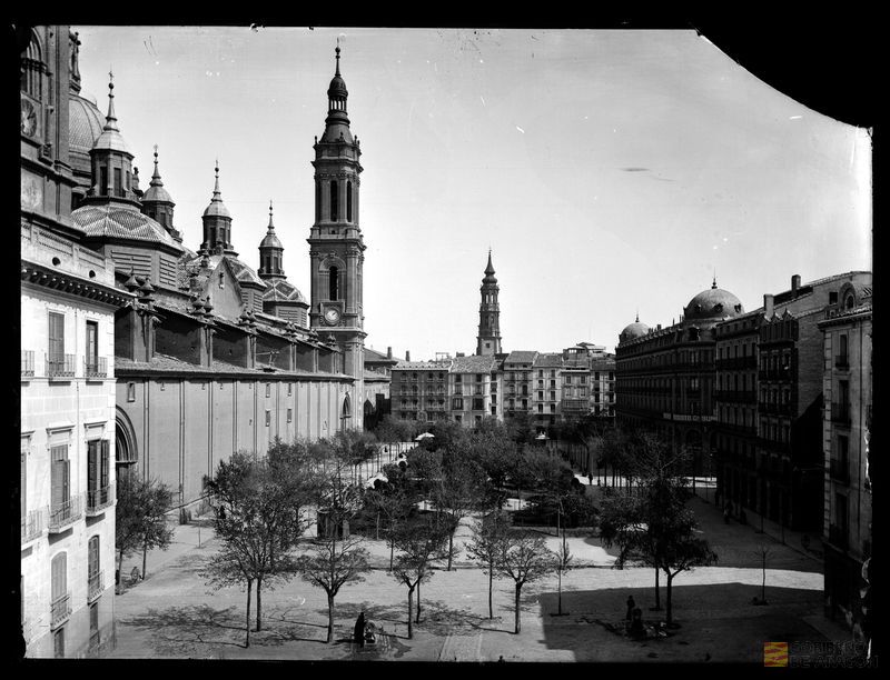 Vista de la Plaza del Pilar. Ignacio Coyne