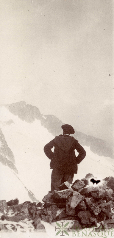 La Maladetta. Vue de Nethou (3404 m).