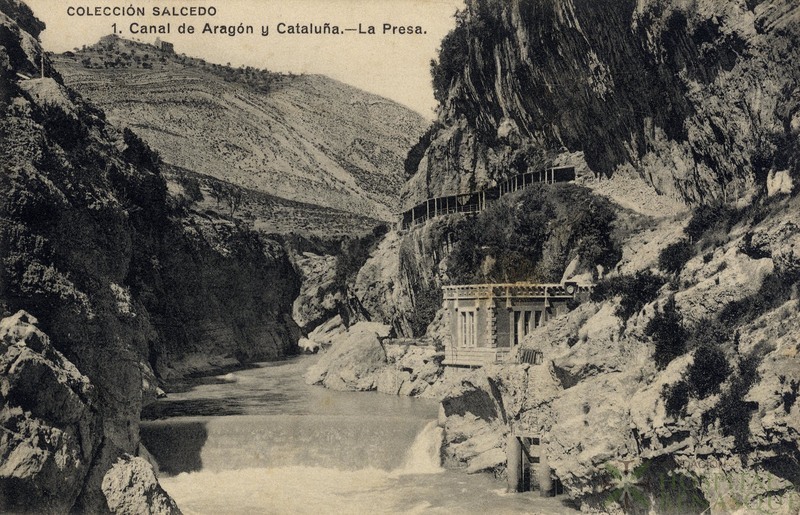 "Colección Salcedo. 1. Canal de Aragón y Cataluña. La Presa."