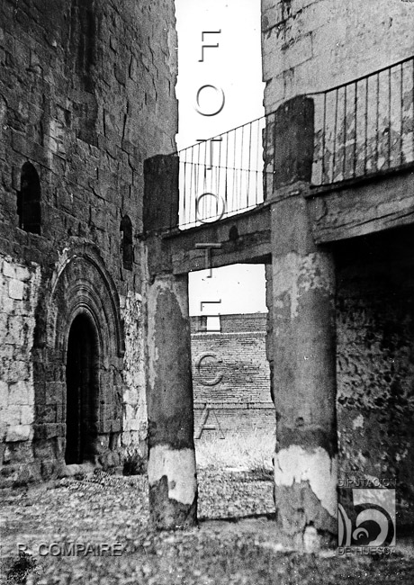 "Detalle del castillo". Ricardo Compairé Escartín. Monzón