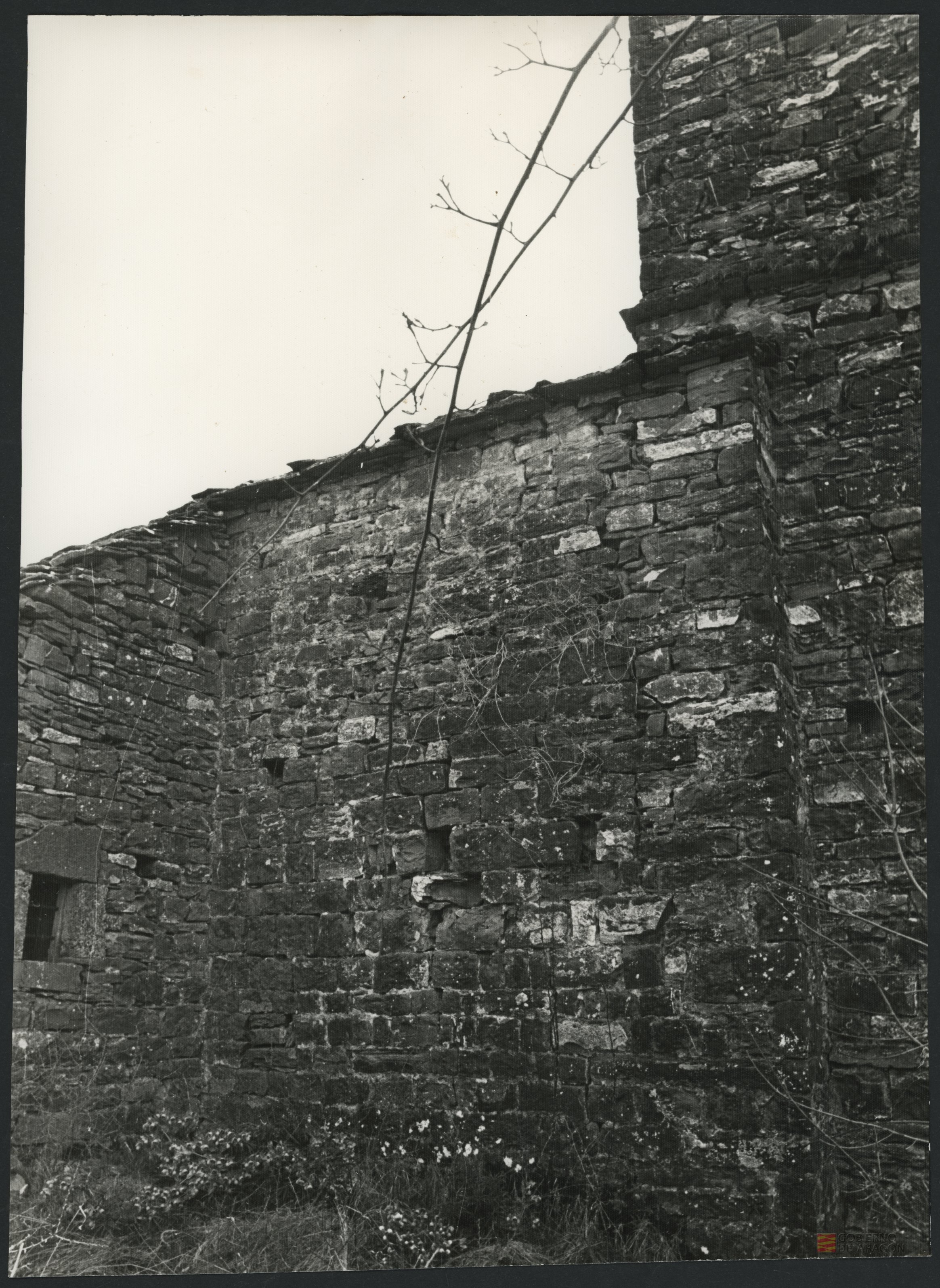 Iglesia de San Vicente de Vio. Muro exterior. Vio