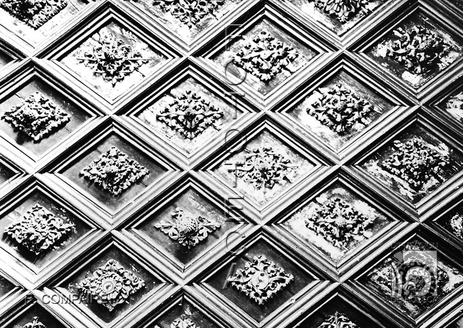 "Techo mudéjar Alfajería" (1). Ricardo Compairé Escartín. Zaragoza