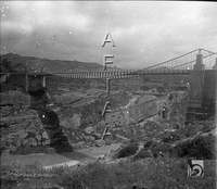 Puente de Lascellas sobre el río Alcanadre. Ildefonso San Agustín. Lascellas-Ponzano