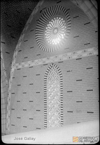 Maluenda (Zaragoza). Iglesia de las Santas Justa y Rufina. Pintura mural mudéjar. José Galiay Sarañana